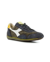 Baskets basses en daim olive Diadora