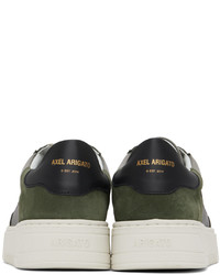 Baskets basses en daim olive Axel Arigato