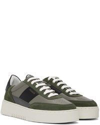 Baskets basses en daim olive Axel Arigato