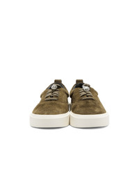 Baskets basses en daim olive Fear Of God