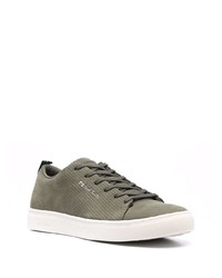 Baskets basses en daim olive PS Paul Smith