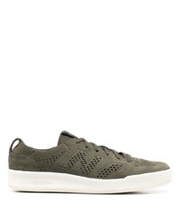 Baskets basses en daim olive New Balance