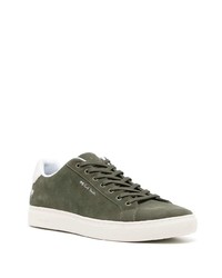 Baskets basses en daim olive PS Paul Smith