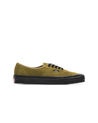 Baskets basses en daim olive Vans