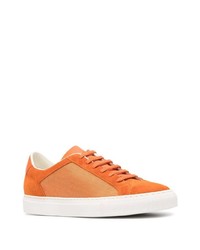 Baskets basses en daim orange Common Projects