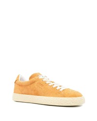 Baskets basses en daim orange Puma