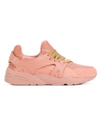 Baskets basses en daim roses Puma