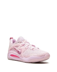 Baskets basses en daim roses Nike