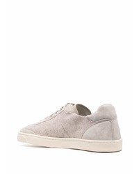 Baskets basses en daim roses Brunello Cucinelli