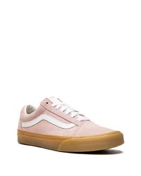 Baskets basses en daim roses Vans