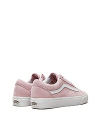 Baskets basses en daim roses Vans