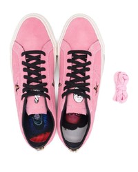 Baskets basses en daim roses Converse