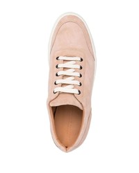 Baskets basses en daim roses Harrys Of London