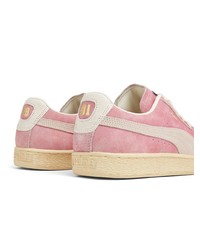 Baskets basses en daim roses Puma