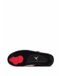 Baskets basses en daim rouge et noir Jordan