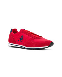 Baskets basses en daim rouges Le Coq Sportif