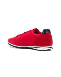 Baskets basses en daim rouges Le Coq Sportif