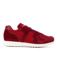 Baskets basses en daim rouges Valentino