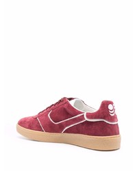 Baskets basses en daim rouges Pantofola D'oro