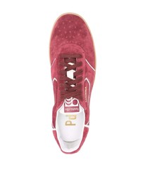 Baskets basses en daim rouges Pantofola D'oro