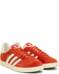 Baskets basses en daim rouges adidas Originals