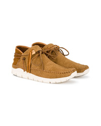 Baskets basses en daim tabac VISVIM