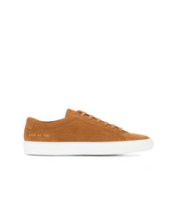 Baskets basses en daim tabac Common Projects