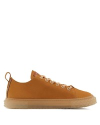 Baskets basses en daim tabac Giuseppe Zanotti