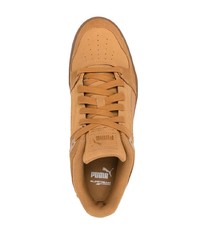 Baskets basses en daim tabac Puma