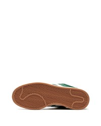 Baskets basses en daim vert foncé adidas