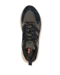 Baskets basses en daim vert foncé adidas