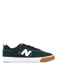 Baskets basses en daim vert foncé New Balance