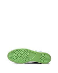 Baskets basses en daim vert foncé Converse