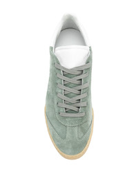 Baskets basses en daim vert menthe Ghoud