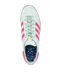 Baskets basses en daim vert menthe adidas