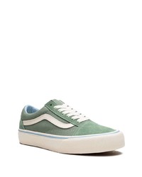 Baskets basses en daim vert menthe Vans