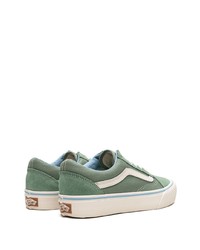 Baskets basses en daim vert menthe Vans