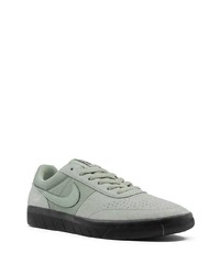 Baskets basses en daim vert menthe Nike