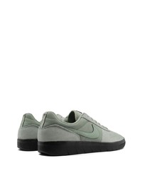 Baskets basses en daim vert menthe Nike