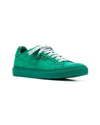 Baskets basses en daim vert menthe Philipp Plein