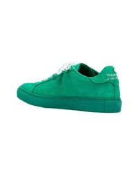 Baskets basses en daim vert menthe Philipp Plein