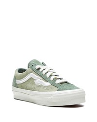 Baskets basses en daim vert menthe Vans