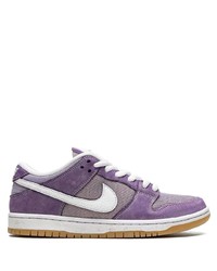 Baskets basses en daim violet clair Nike