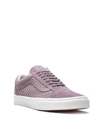 Baskets basses en daim violet clair Vans