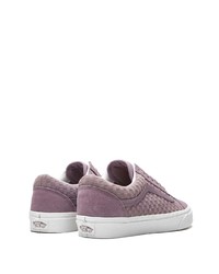 Baskets basses en daim violet clair Vans