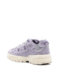 Baskets basses en daim violet clair Converse