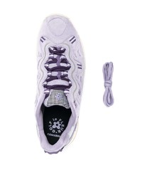 Baskets basses en daim violet clair Converse