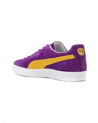 Baskets basses en daim violettes Puma