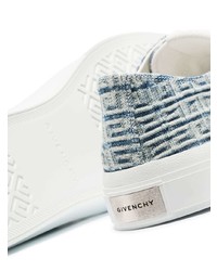 Baskets basses en denim bleu clair Givenchy