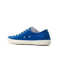 Baskets basses en denim bleues Maison Margiela